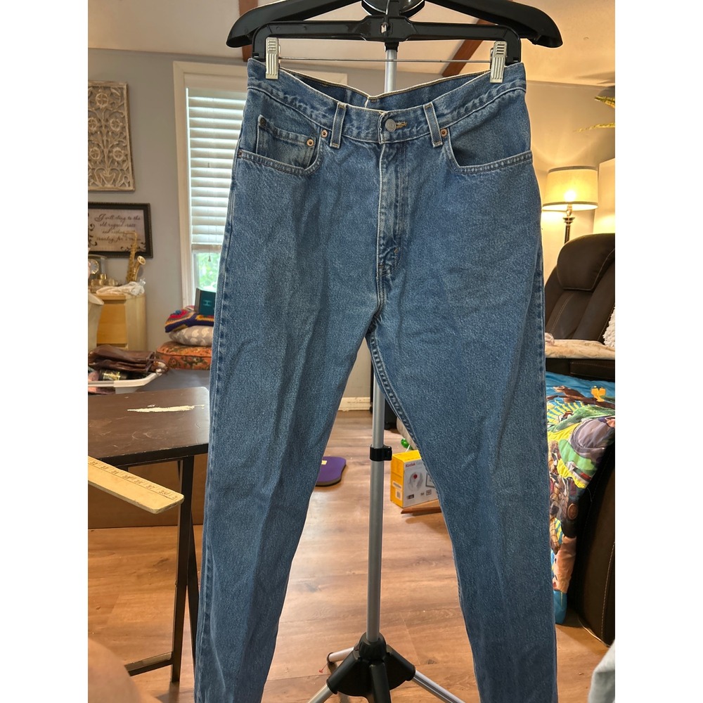 Levis 505‎ Mens Regular Fit Jeans W33 L32 Medium Wash Classic Denim